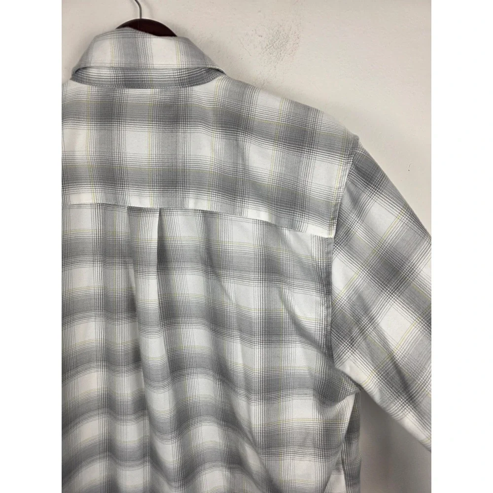 DIXXON Flannel Travis‎ Tritt Set In Stone Button Up Shirt Men's Large Plaid